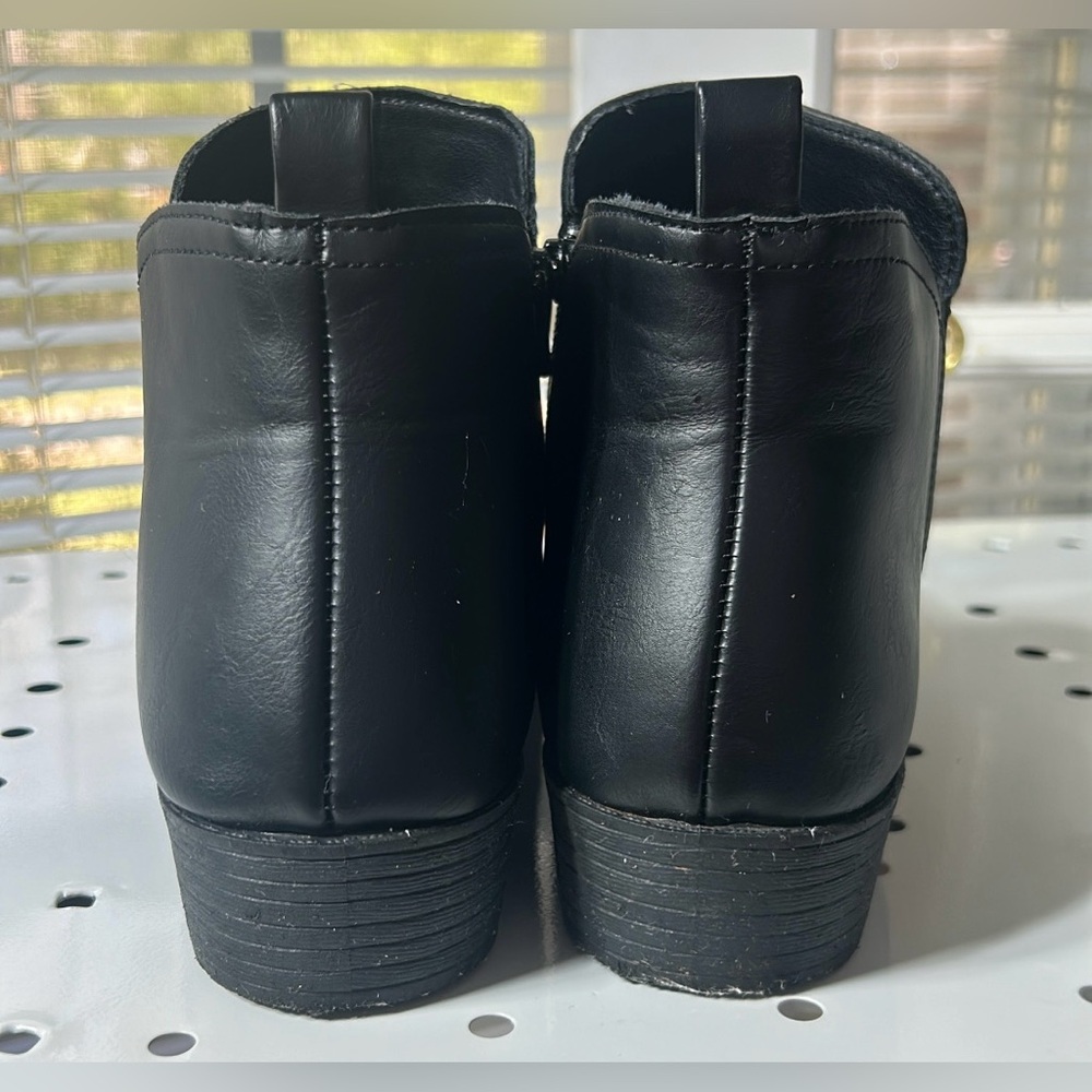 Alexis Bendel Golda-01L Women’s Boots Black Chelsea Zip Ankle Size 8.5 - Picture 3 of 10